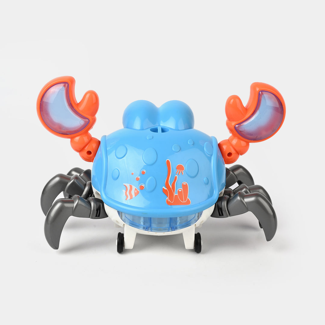 Electric Crab Toy With Music, Light & Walking