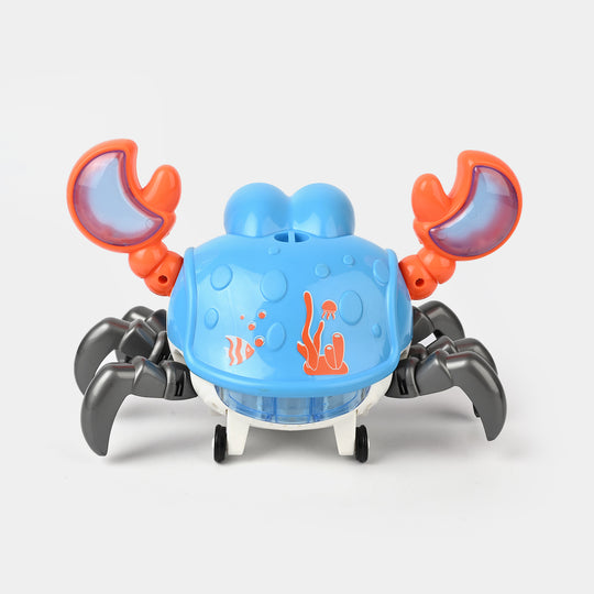 Electric Crab Toy With Music, Light & Walking
