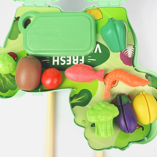Cuting Fruit & Vegetable Pretend Play Set