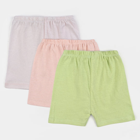 Pack Of 3 Infant Unisex Cotton Jersey Shorts Set
