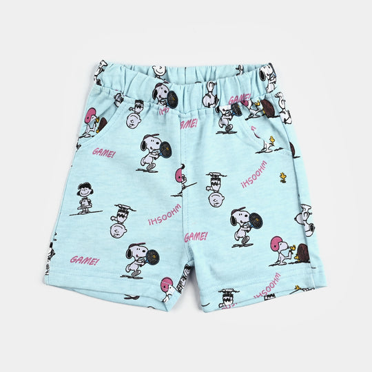 Infant Boys Lycra Jersey Short-Ice Blue
