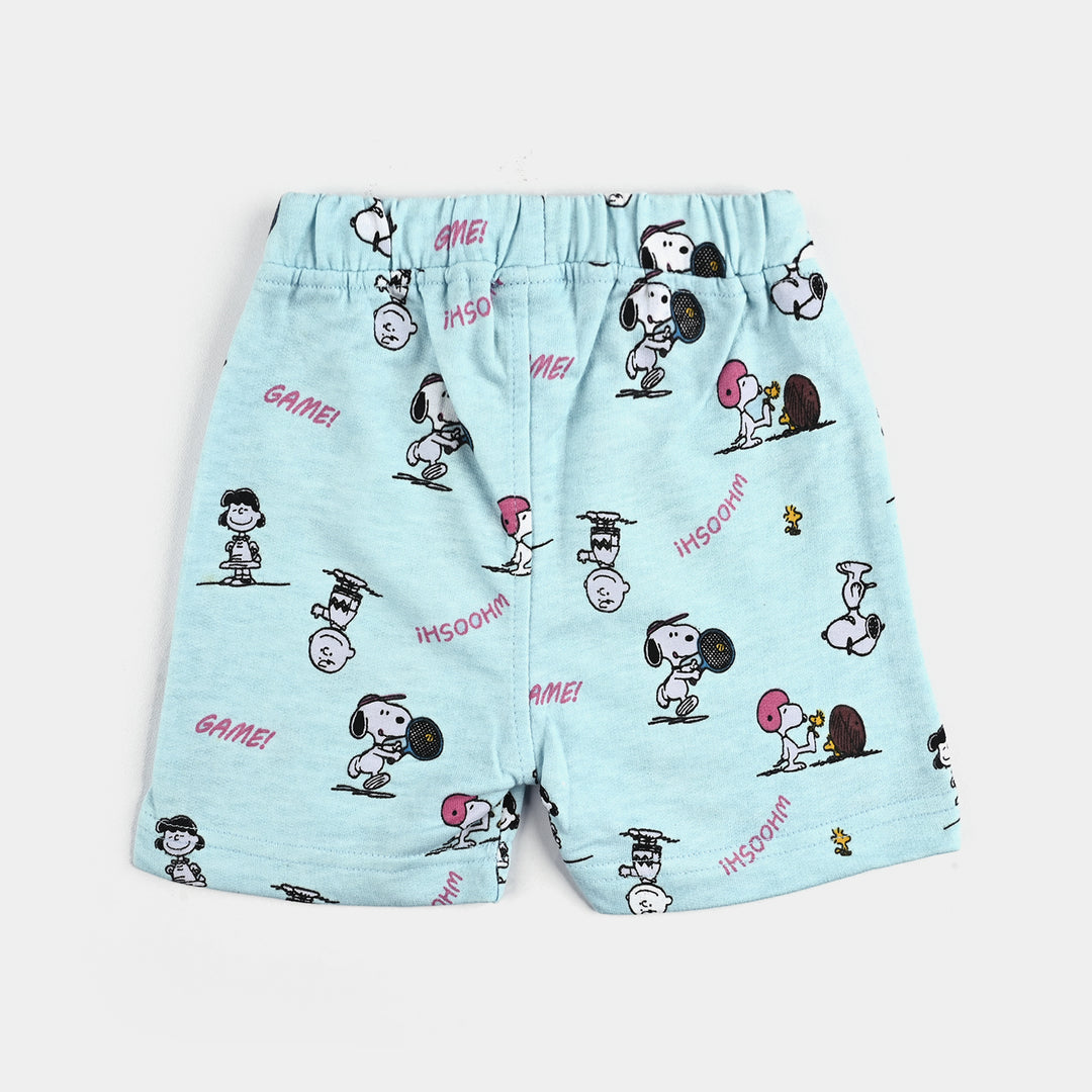 Infant Boys Lycra Jersey Short-Ice Blue