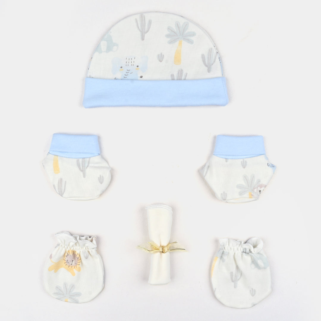 Infant Boys Cotton Gift Set | 5Pcs