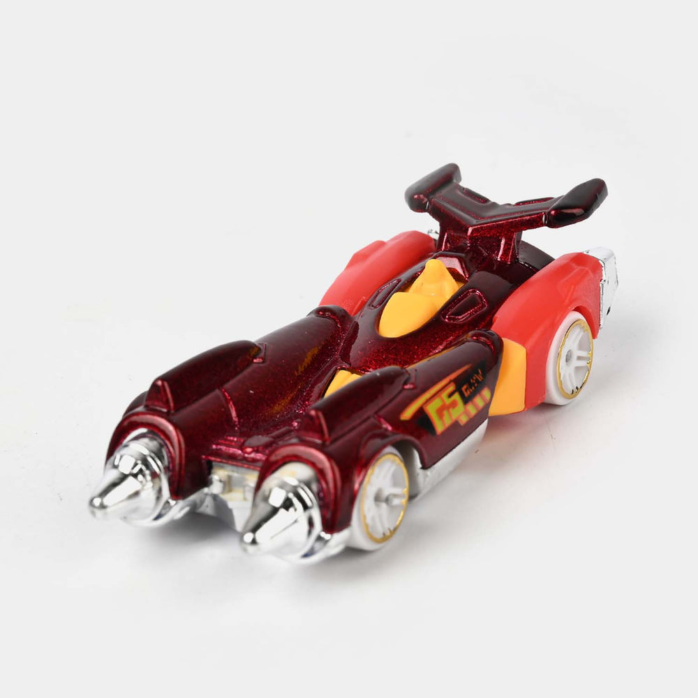 Mini Metal Container Truck with Die-Cast Car