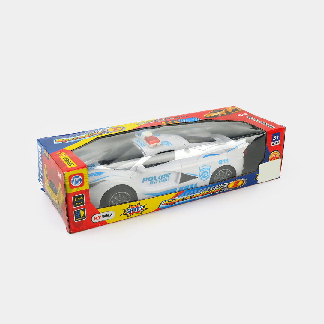 Remote Control Car with Light & Spray for Kids