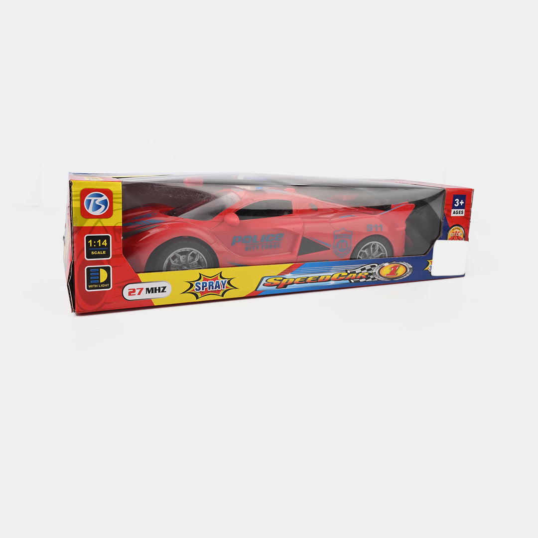 Remote Control Car with Light & Spray for Kids