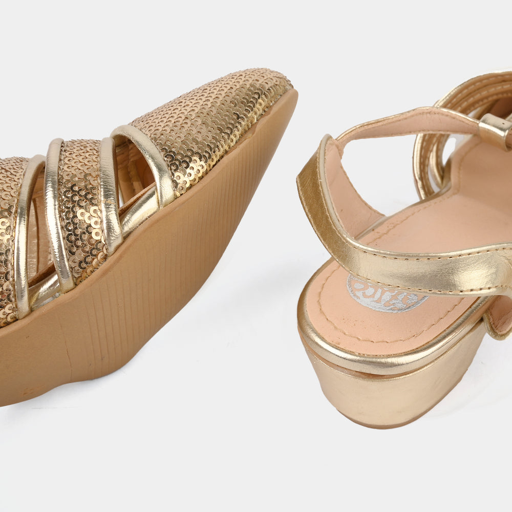 Girls Pumps Heels 456-85-GOLDEN