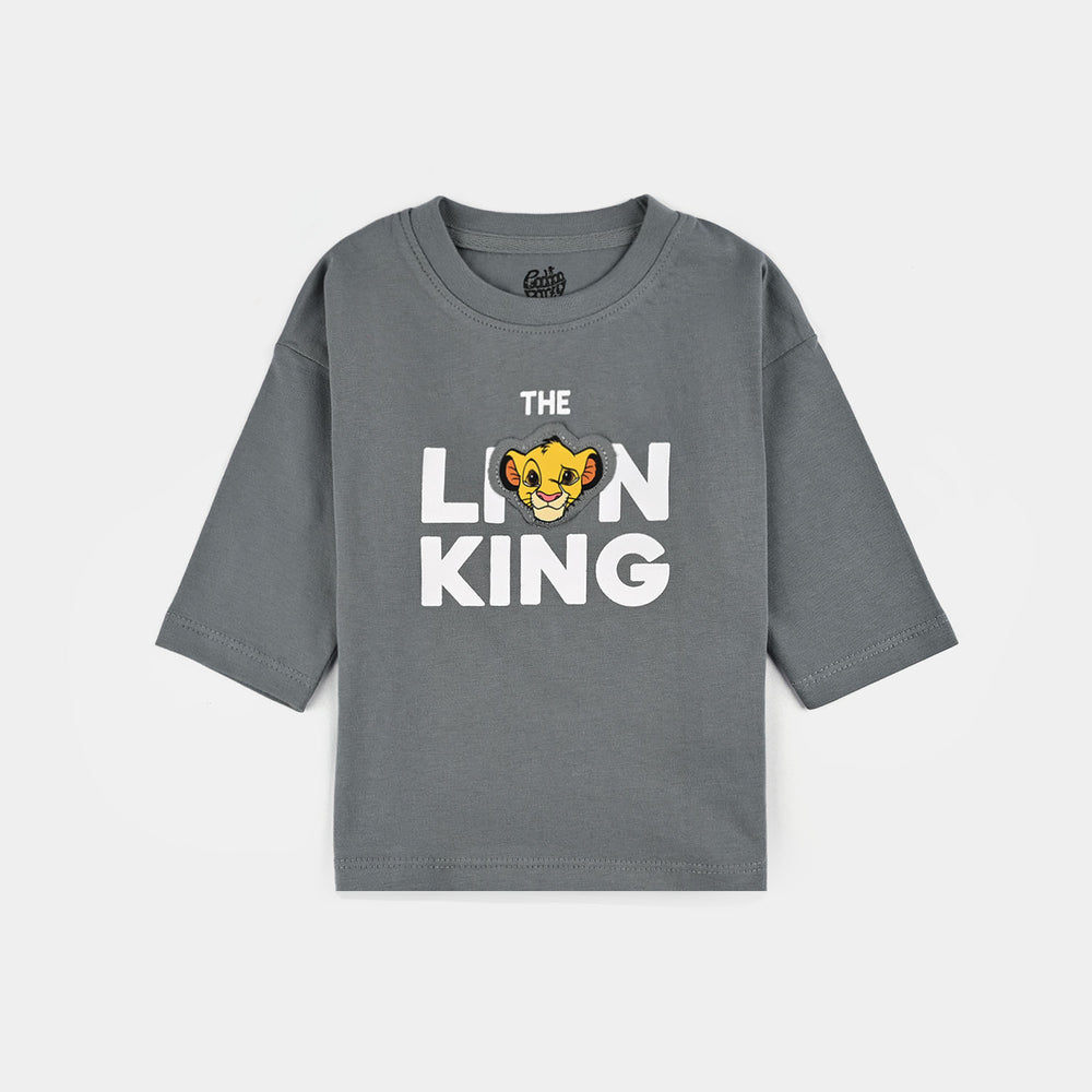 Infant Boys Cotton Jersey T-Shirt F/S Lion King