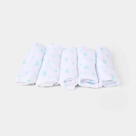 5PCS FACE TOWEL -1074-TREE