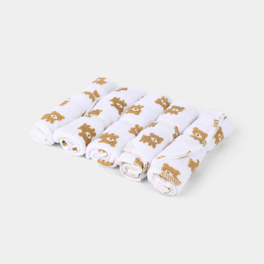 5PCS FACE TOWEL -1074-BEAR