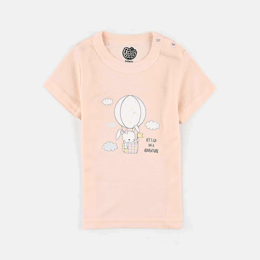 Pack Of 3 Infant Unisex Cotton Short Sleeves T-Shirt Set
