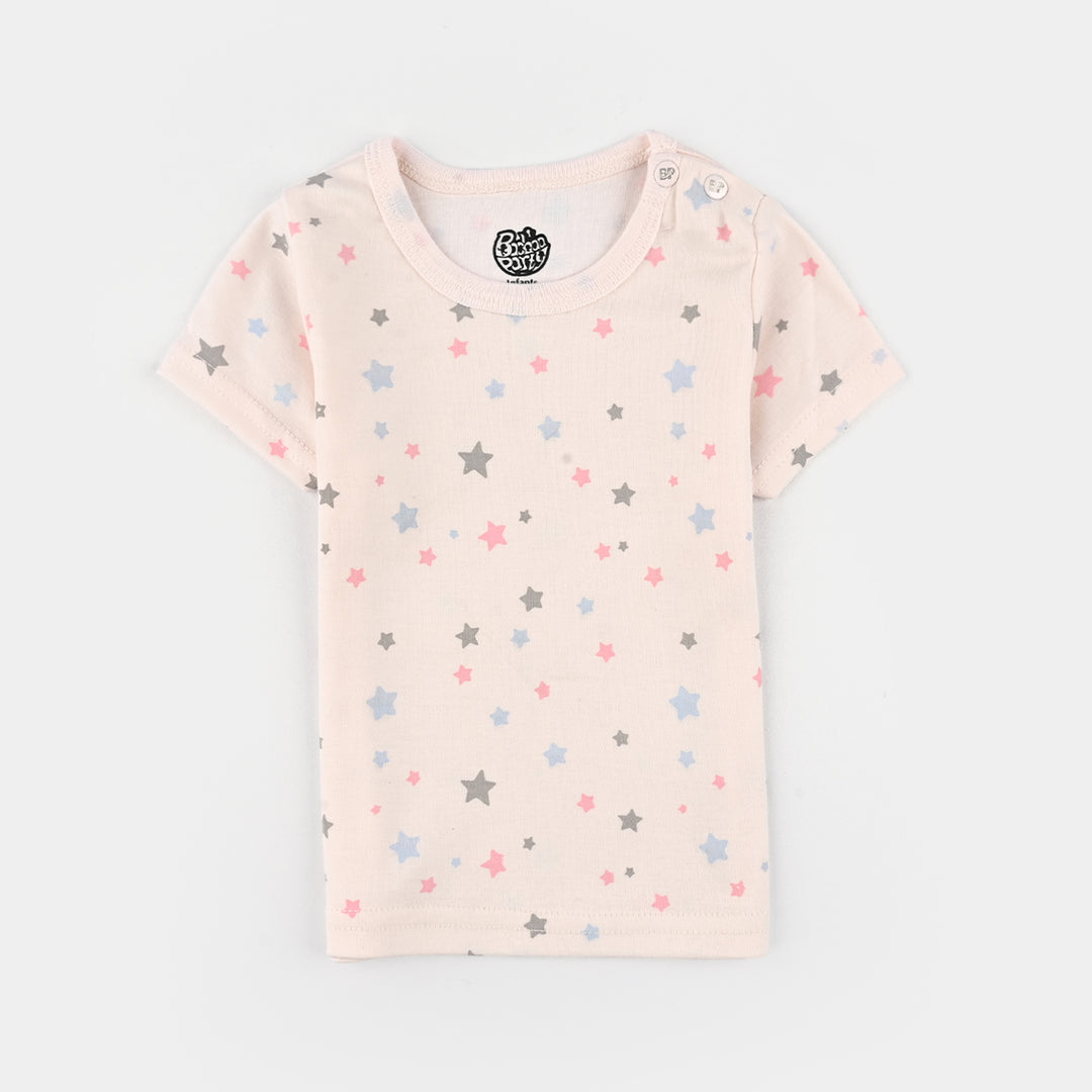 Pack Of 3 Infant Unisex Cotton Short Sleeves T-Shirt Set