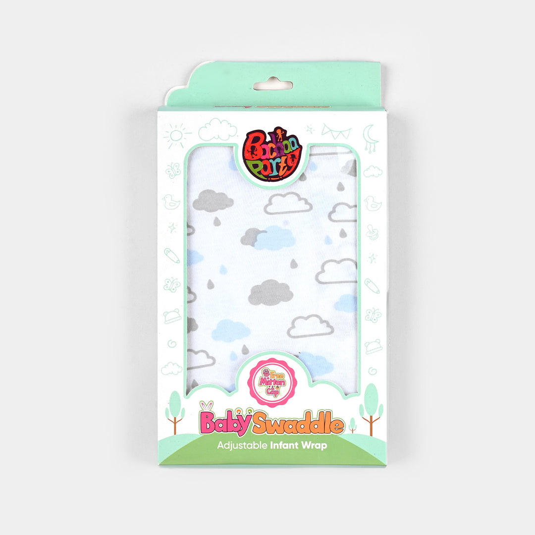 Baby Swaddle with Cap & Mittens Set