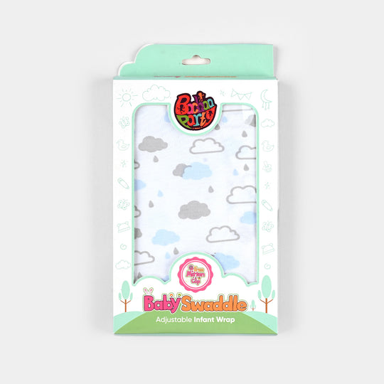 Baby Swaddle with Cap & Mittens Set