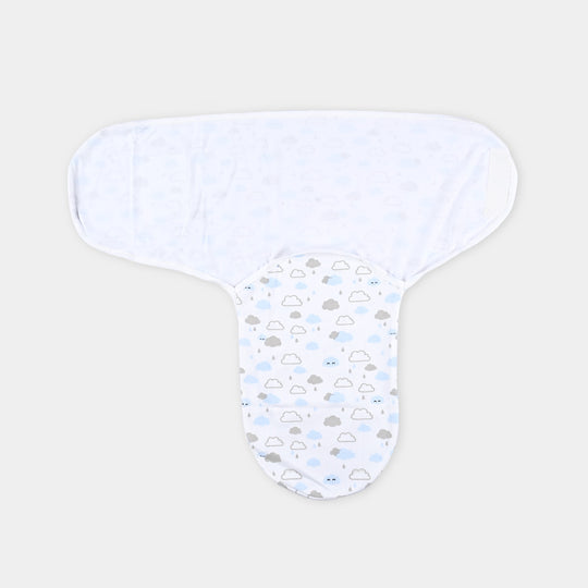 Baby Swaddle with Cap & Mittens Set