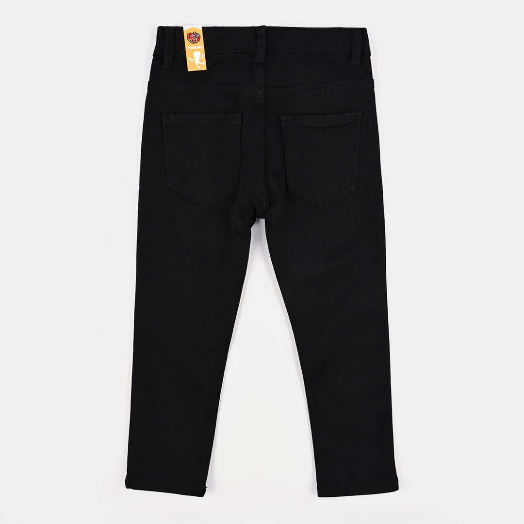Boys Denim Stretch Pant Basic - BLACK