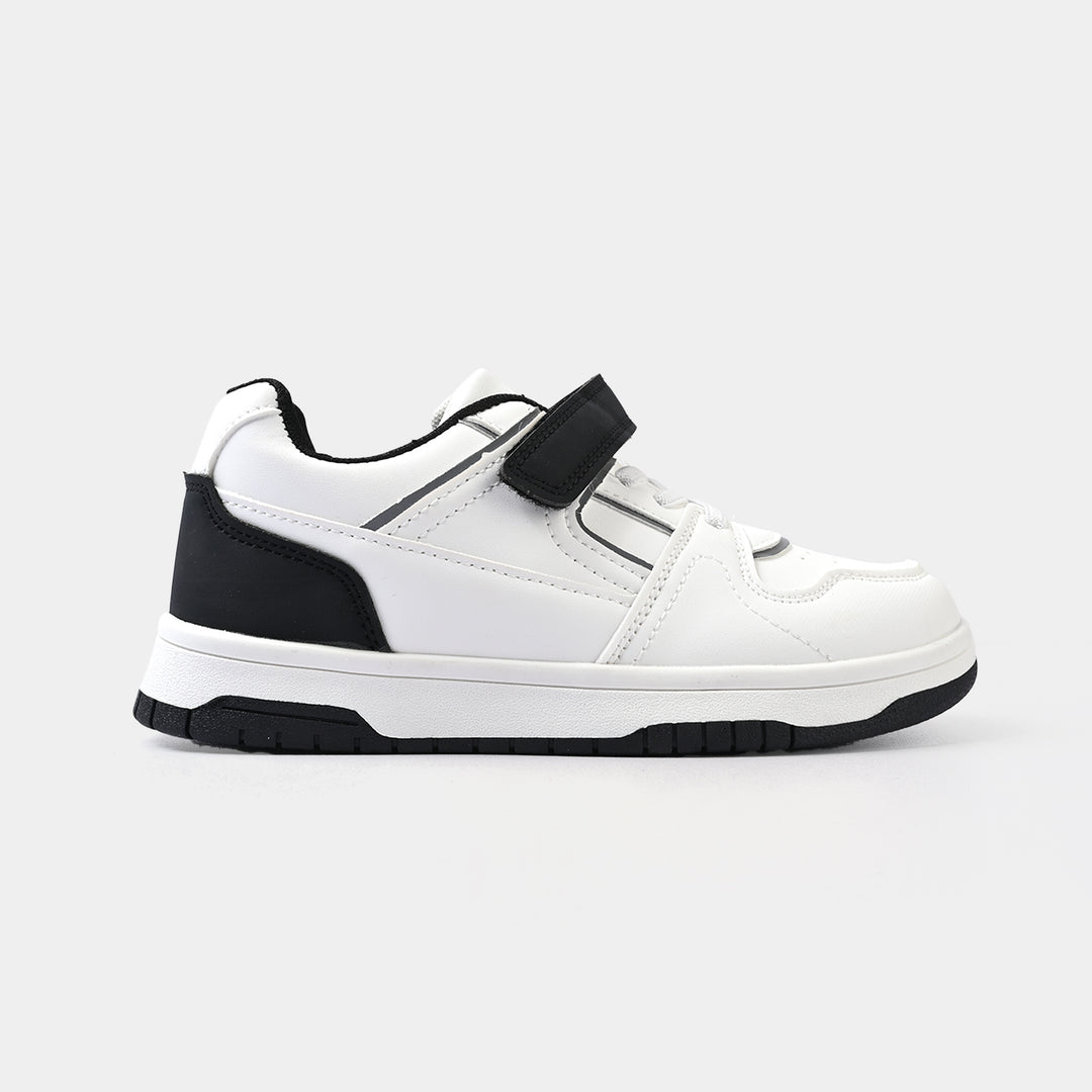 Girls Sneakers 417-7-White/Black