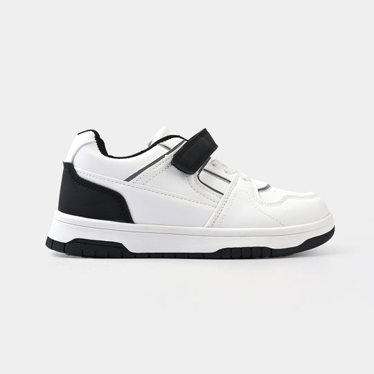 Girls Sneakers 417-7-White/Black