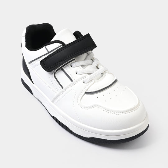 Girls Sneakers 417-7-White/Black