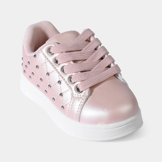 Girls Sneakers 417-12S - Pink&Silver