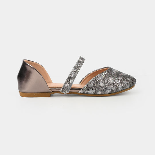 Girls Pumps 456-111-GREY