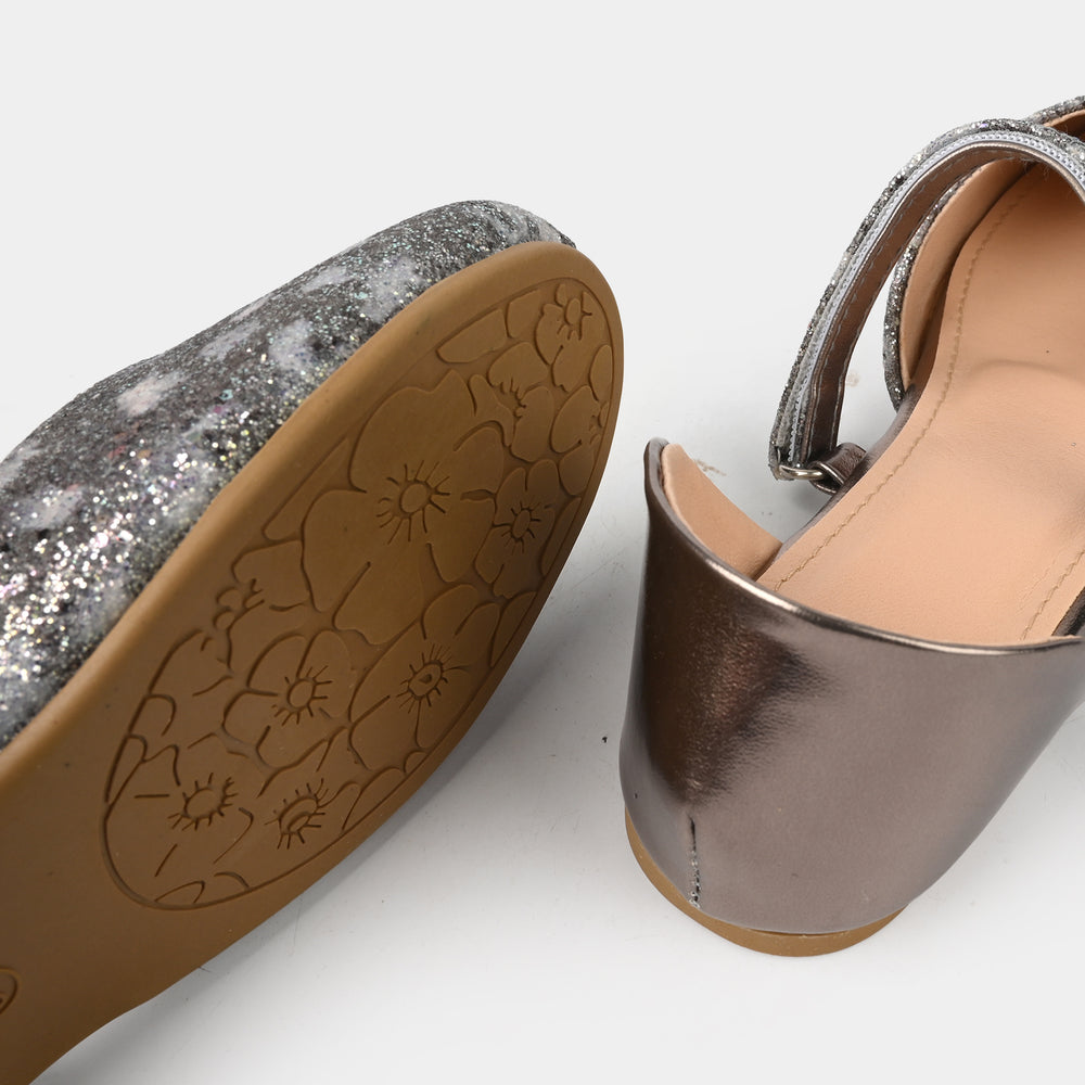 Girls Pumps 456-111-GREY