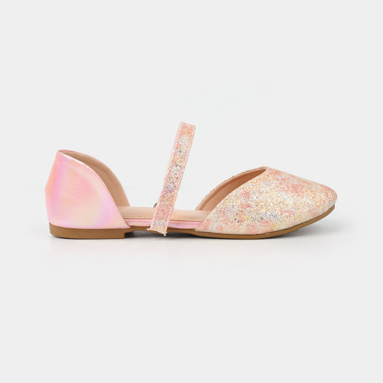 Girls Pumps 456-111-Peach