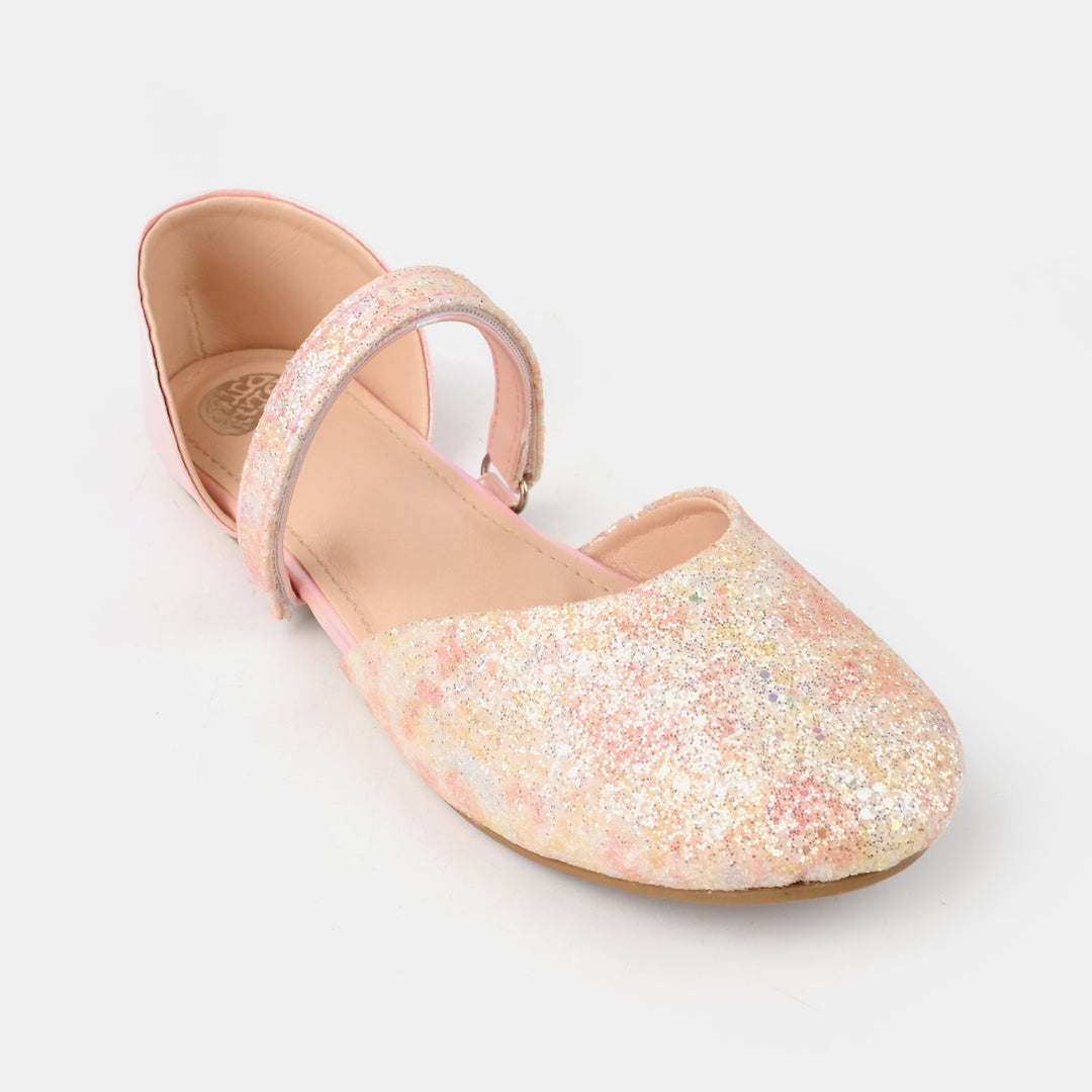 Girls Pumps 456-111-Peach