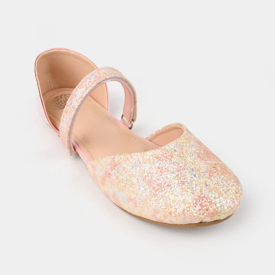 Girls Pumps 456-111-Peach