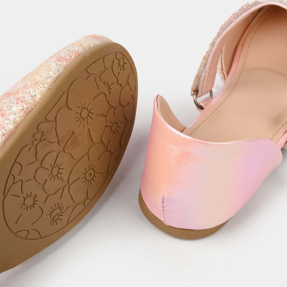 Girls Pumps 456-111-Peach