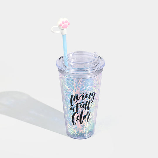 Acrylic Straw Mug/Cup | 450ML