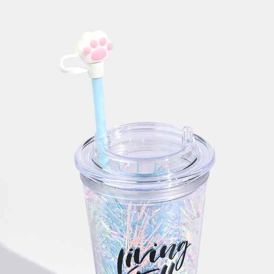 Acrylic Straw Mug/Cup | 450ML