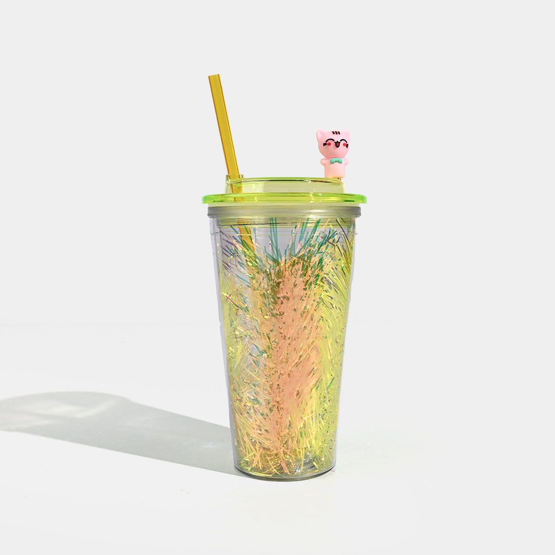 Acrylic Straw Mug/Cup | 450ML