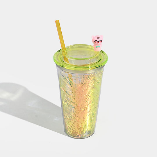 Acrylic Straw Mug/Cup | 450ML