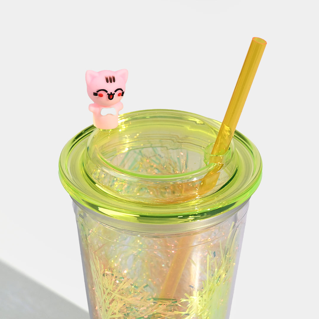 Acrylic Straw Mug/Cup | 450ML