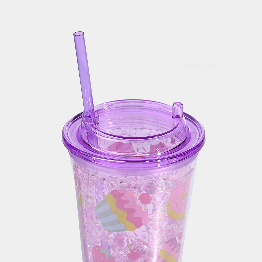 Acrylic Straw Mug/Cup | 450ML