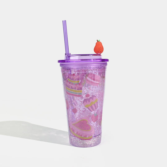 Acrylic Straw Mug/Cup | 450ML