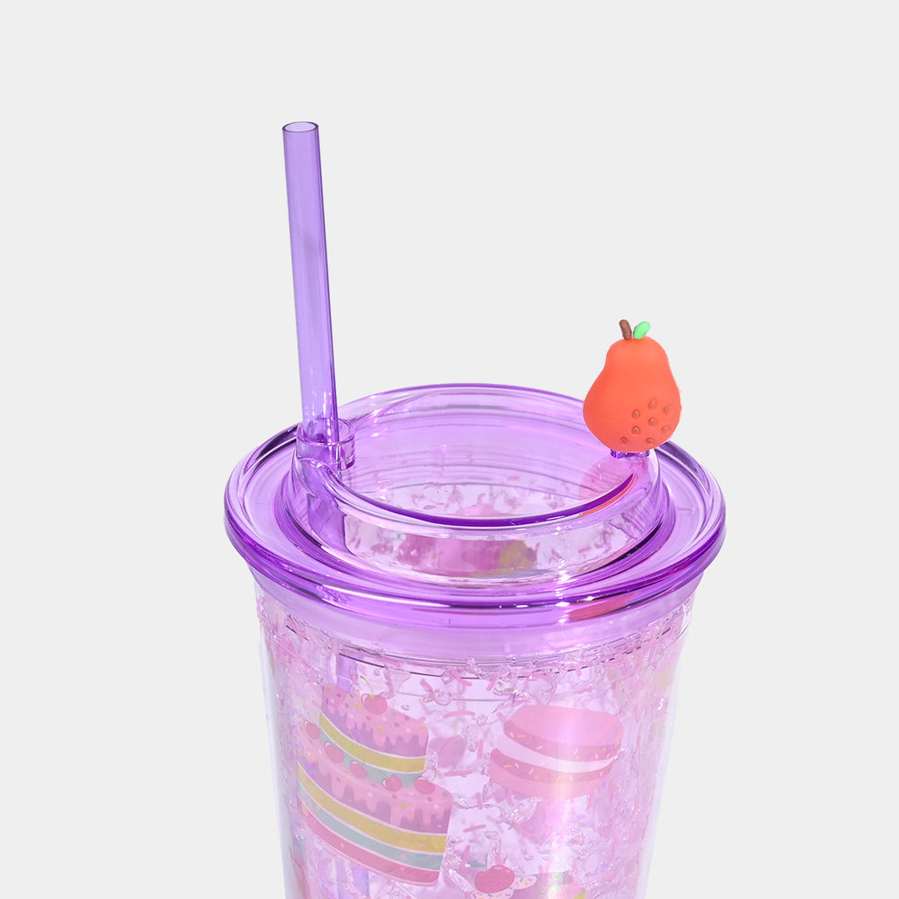 Acrylic Straw Mug/Cup | 450ML