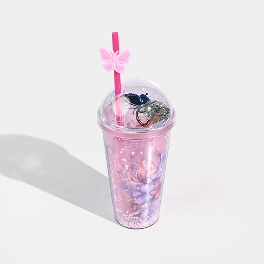 Acrylic Straw Mug/Cup | 450ML