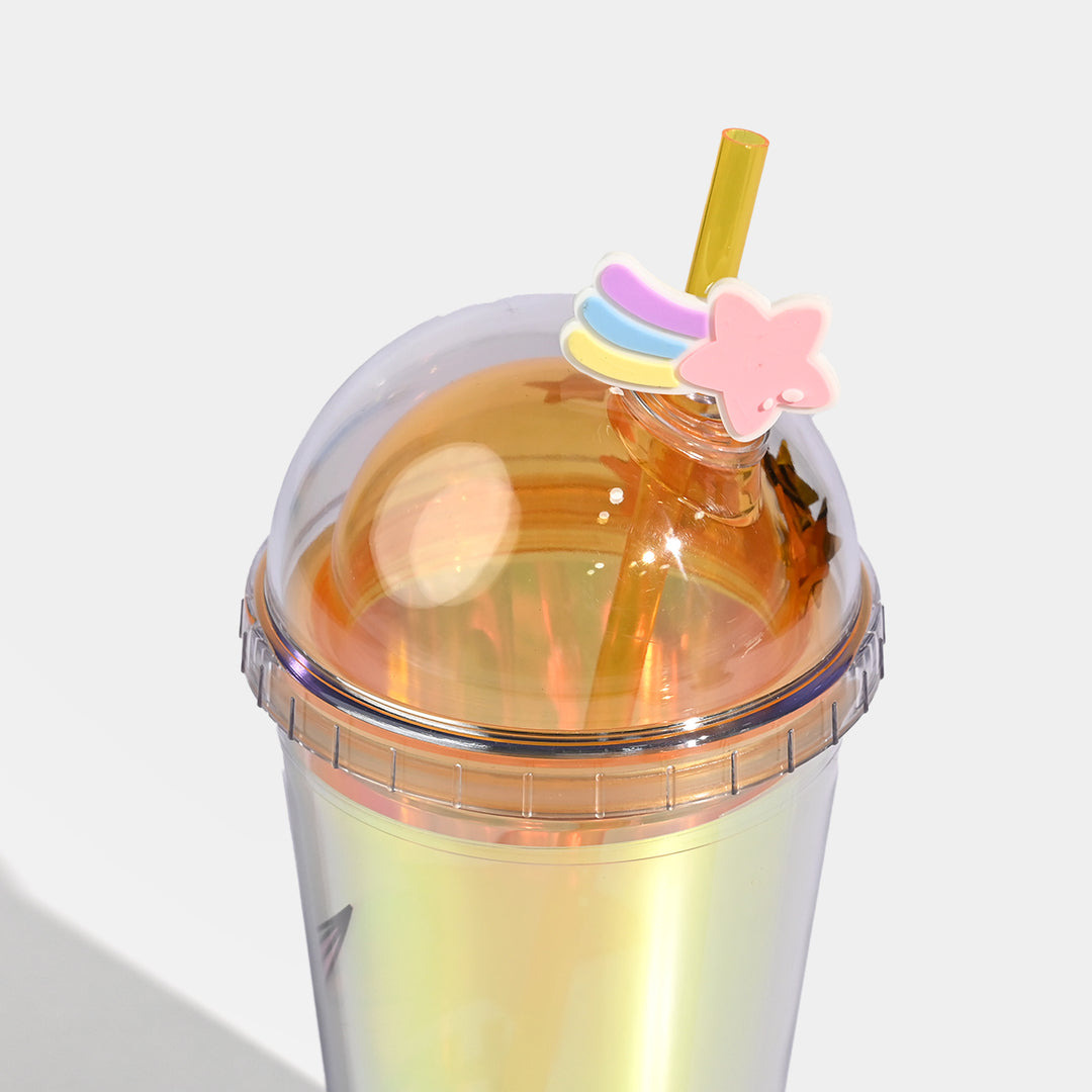 Acrylic Straw Mug/Cup | 450ML