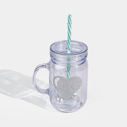 Acrylic Straw Mug/Cup | 550ML