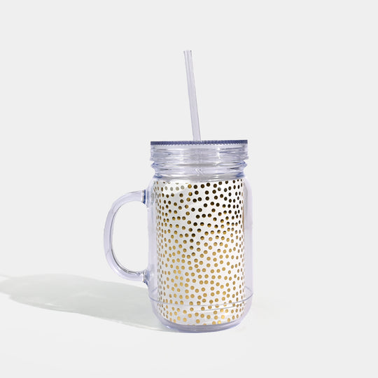 Acrylic Straw Mug/Cup | 550ML