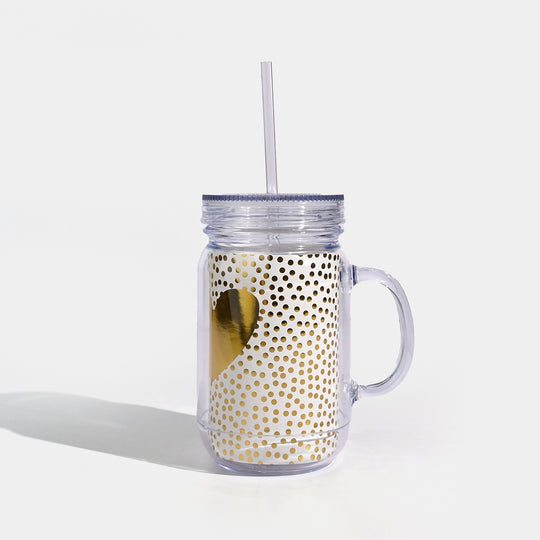 Acrylic Straw Mug/Cup | 550ML