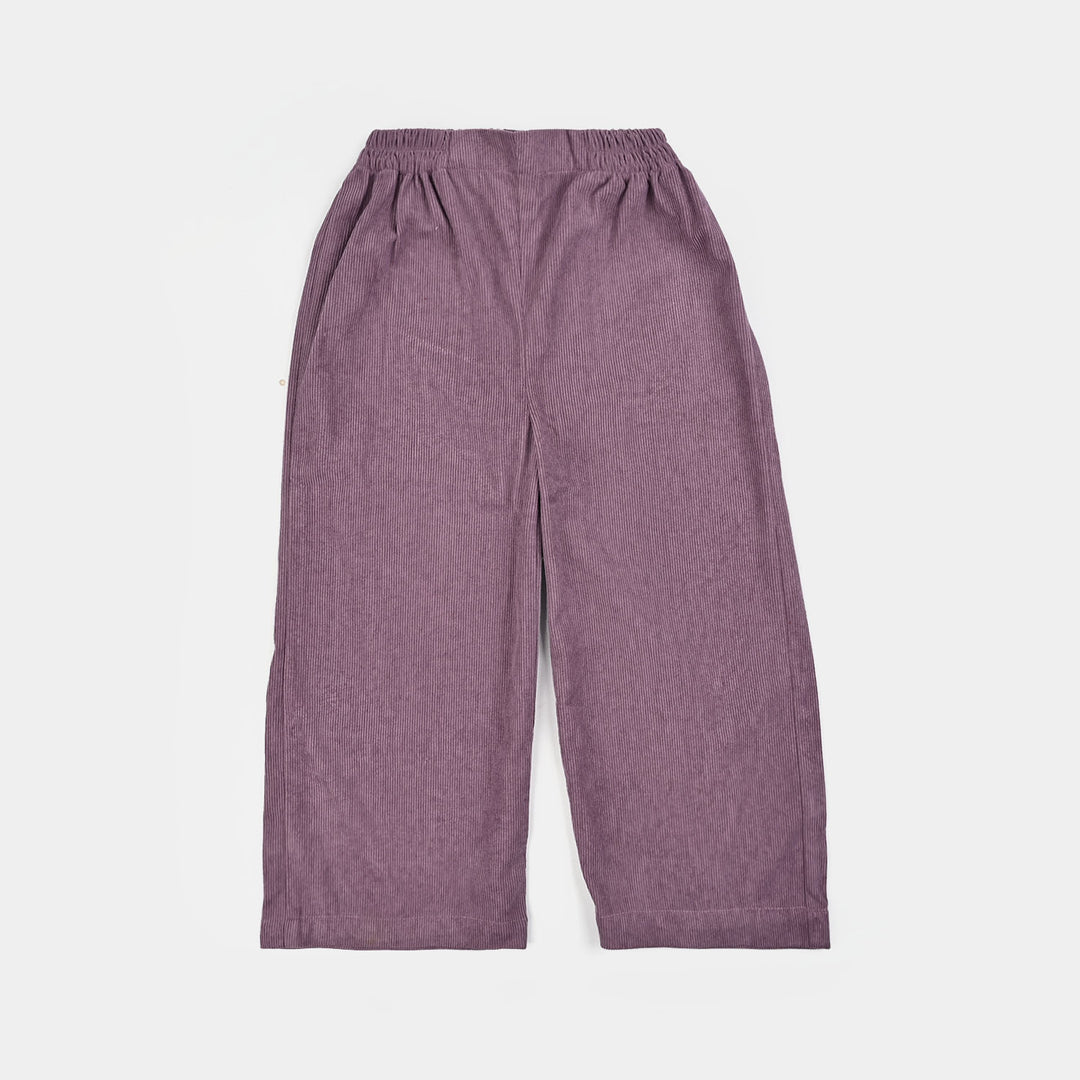 Girls Corduroy Co-Ord Set-LAVENDER