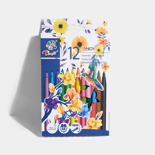 Color Marker Set 12Pcs