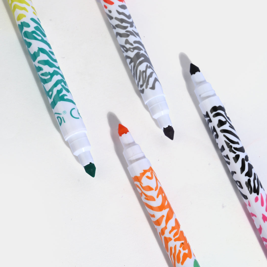 DOUBLE SIDED MARKER MULTICOLOR 10 PCS