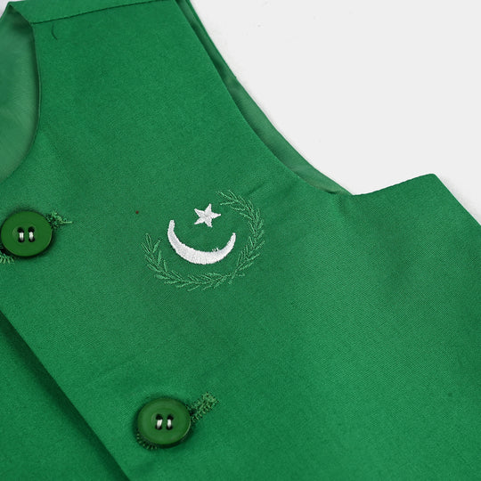 Infant Boys Cotton Poplin 3 Piece Suit (Azadi)-WHITE
