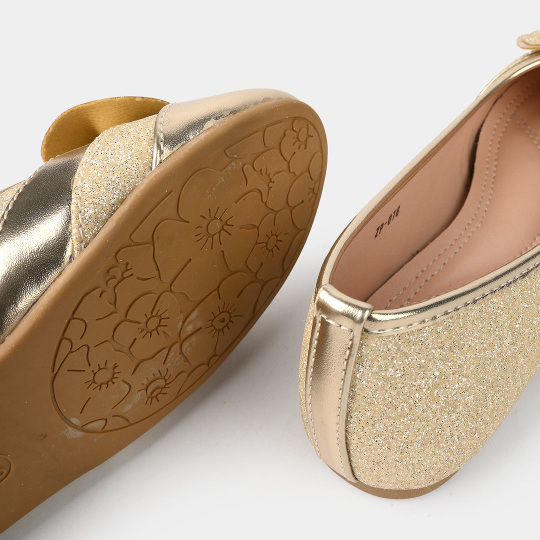 Girls Pumps ZP-078-GOLDEN