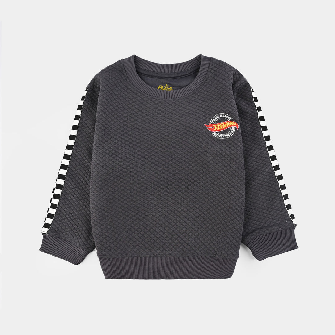 Boys Quilted 2 Piece HOT WHEELS-GREY