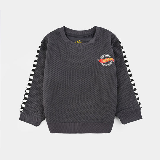 Boys Quilted 2 Piece HOT WHEELS-GREY